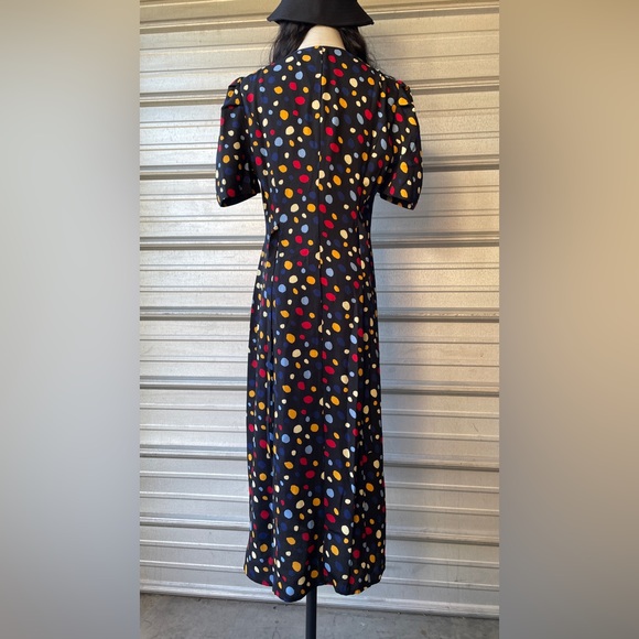 RIHOAS The polka dot button-up midi dress, Size L, NWT - Picture 4 of 5